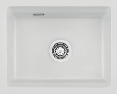 Produktbild von Unterbauspüle KeraDomo KARA 50 U/g in SATIN mit Excenterbedienung