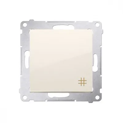 Obrázok produktu pre Kontakt-Simon DW7.01/41, Plast, Biela, IP20, IP44, 250 V, 10 A, 75 mm