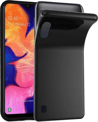 Produktbild von Cadorabo Hülle für Samsung Galaxy A10 / M10 Schutz Hülle in Schwarz Schutzhülle TPU Silikon Cover Etui Case