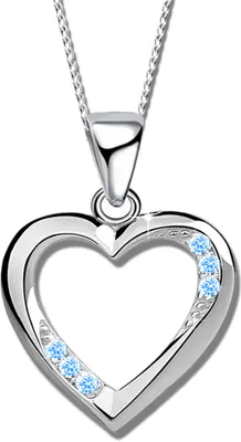 Produktbild von Kette für Kinder Mädchen 40cm Herz echt 925 Sterling Silber Halskette mit Anhänger Kinderkette Echtschmuck K813+Org