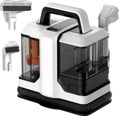 Obrázok produktu pre Stroj na čistenie kobercov, silný sací výkon 750 W, funkcia mokrého a suchého čistenia, BIELA, EÚ
