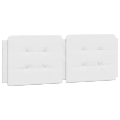 Image de Coussin de tête de lit Zadar blanc 120 cm similicuir