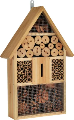 Image de Hôtel pour insectes "L" à suspendre - nature - taille : 48 cm