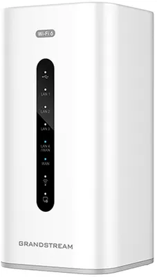 Produktbild von Grandstream Networks GWN-7062, Wi-Fi 6 (802.11ax), Dual-Band (2,4 GHz/5 GHz), Ethernet/LAN, Weiß, Tabletop-Router