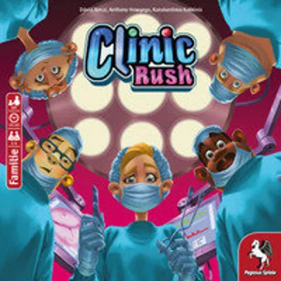 Zdjęcie produktu dla Pegasus Clinic Rush, Gra planszowa, Strategia, 10 lat(a), 15 min