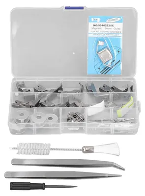 Nähfuß-Set, 52-teilig, Edelstahl, mit Aufbewahrungsbox