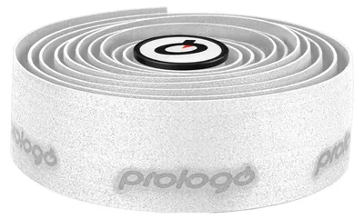 Image de Prologo Bande de guidon PLAINTOUCH + blanc avec bouchon, liège/gel
