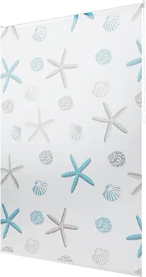 Produktbild von Basic Duschrollo Modell Oceanic 7 Breiten zur Wahl (160x240 cm)