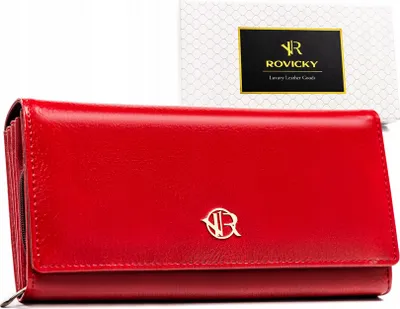 Produktbild von Rovicky Portemonnaie aus Leder für Frauen Eirante rot One size