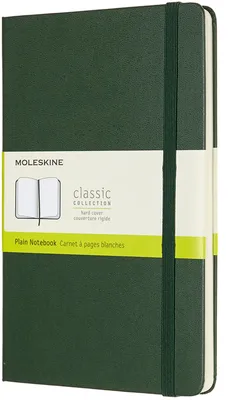Obrázok produktu pre Moleskine Classic, Jednofarebné, Zelená, 240 listy, 70 g/m², tvrdý obal, Univerzálne