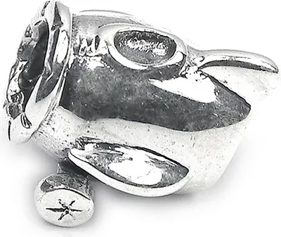 Image de CarloBiagi Bead Charm élément de bijouterie avion 925 argent véritable BBS027