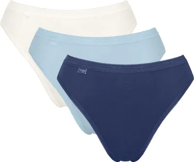 Produktbild von Sloggi Damen-Slip 3er-Pack Basic+" marine/hellblau/natur 50"
