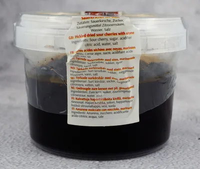 Produktbild von Khanum Khamuma- eingelegte Sauerkirschen in Sauersoße(Abtropfgewicht 170g, Netto 230g)