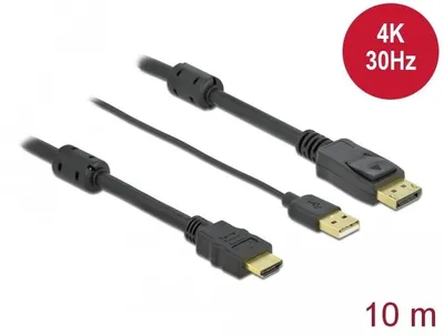 Immagine prodotto di Cavo Delock da HDMI a DisplayPort 4K 30 Hz 10 m (85968)