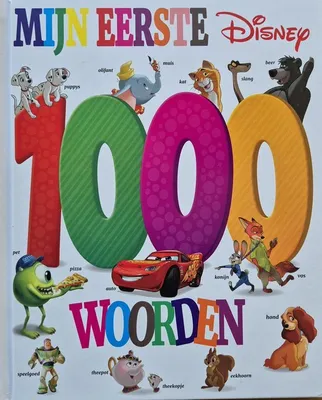 Immagine prodotto di Mijn Eerste 1000 Woordjes-Disney-Leren Lezen-Woordenschat-Boek