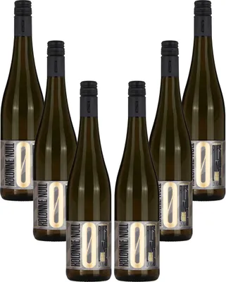 Produktbild von Kolonne Null - 6x 0% Alkohol - Riesling mit Drehverschluss - 6er Set Alkoholfreier Riesling 0,75L- [Enthält Sulfite]