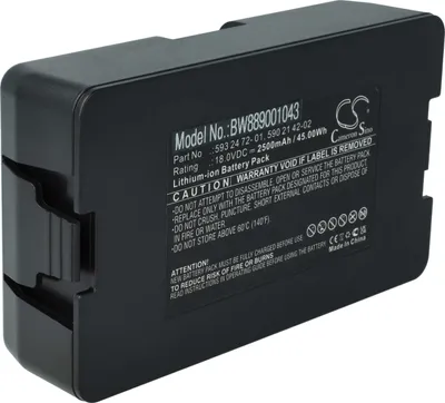 Produktbild von vhbw Akku kompatibel mit Husqvarna Automower 310 Mark II, 310, 315 Mark II, 305 (2020), 315, 115 H, 315X, 305, 115H Rasenroboter (2500mAh 18V Li-Ion)