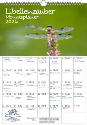 Produktbild von Libellenzauber Planer DIN A3 Kalender für 2026 - Seelenzauber