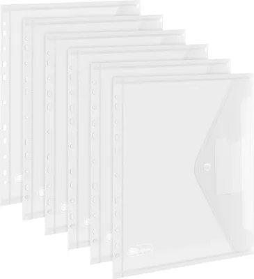 Produktbild von 20 x Dokumententasche A4 Transparent Aufbewahrungstasche Dokumentenhülle Mappe