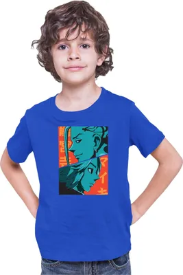 Produktbild von Kinder T-Shirt Japan Anime Manga Tokyo Anime Revengers Ken V Manjiro, 5-6 Jahr - 116 / Blau