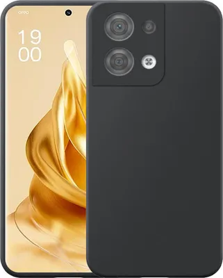Produktbild von Geeignet für Oppo Reno 9 Pro Plus Phone Case Schwarz Flexible Silikon TPU Case - Flexible Back Cover Case Silikon TPU - Schwarz - Smartphonics