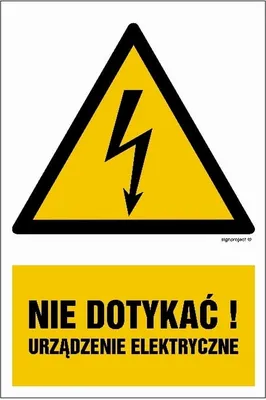 Produktbild von HA001 Nicht berühren! Elektrisches Gerät