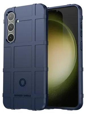 Productafbeelding van MobyDefend Hoesje - Geschikt voor Samsung Galaxy S24 Plus (S24+) - Rugged Shield TPU Backcover - Blauw