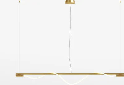 Image de Suspension dorée, câble lumineux Tau Maytoni MOD166PL-L20G3K
