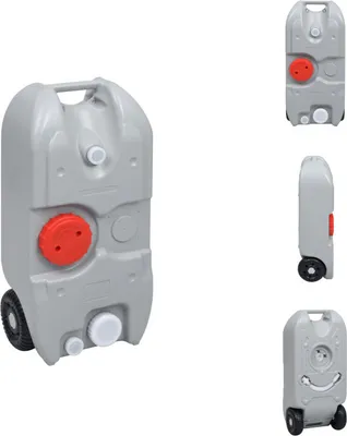 Produktbild von vidaXL Camping-Wassertank mit Rollen 40 L Grau -  Camping & Wandern