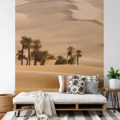 Produktbild von A.S. Création Vlies Fototapete Palmen Dune DD119147 Landschaft Braun Designwalls