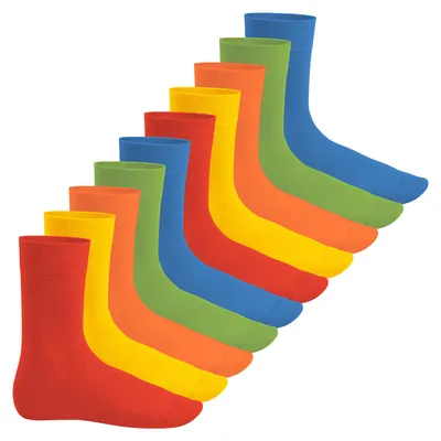 Produktbild von Footstar EVERYDAY! 10 PAAR Damen Herren Socken - Prism 39-42