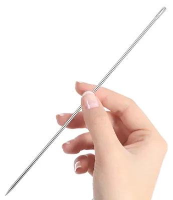 Nähnadeln mit großem Öhr, 15 cm, 3 mm, für Leder & Polster