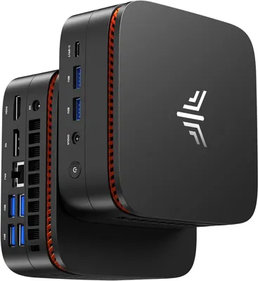 Obrázek produktu pro Mini PC – Mini počítač – Kompaktní stolní počítač – Procesor Ryzen, 3,7 GHz – 16 GB RAM, 512 GB SSD