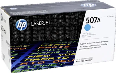 Productafbeelding van HP Toner CE 401 A cyan No 507 A