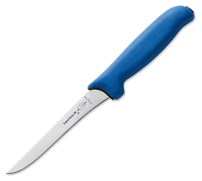 Ausbeinmesser, Stahl, blau, 13 cm Klinge, 26,3 cm Länge