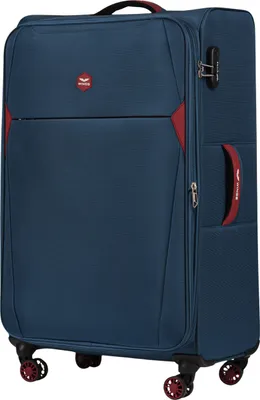 Produktbild von Großer Weichgepäckkoffer DIPPER Wings 28" Blau, 110L, mit Zahlenschloss