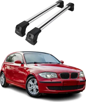 Image de OMAC Barres de toit compatibles avec BMW Série 1 F20 F21 2012-2019 Alu Gris 2x