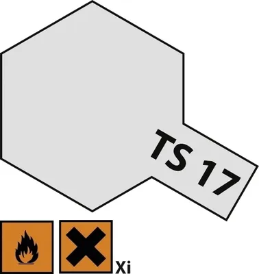 Produktbild von TS-17 Aluminium Silber glaenzend - 100ml Sprayfarbe Kunstharz Tamiya 300085017
