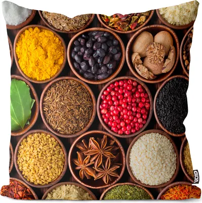 Produktbild von VOID Kochen Gewürze Küche Kissenbezug Kissenhülle Sofakissen Kissen Deko Outdoor-Kissen Dekokissen