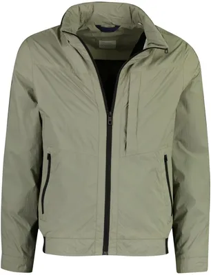 Produktbild von Bugatti Sommerjacke Reißverschluss und abnehmbarer Kapuze armeegrün