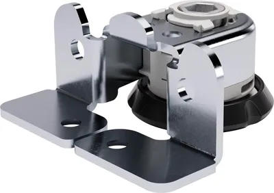 Produktbild von Italiana Höhenversteller für Sockelleiste Integrato Tech A Höhe 23mm, Zinkdruckguss/Kunststoff schwarz