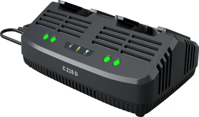 Produktbild von STIGA / ALPINA Doppel-Ladegerät C 215 D, 20 Volt
