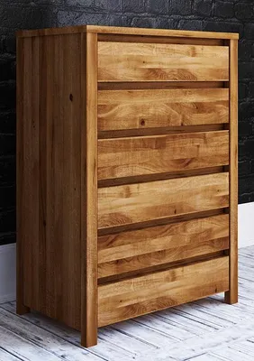 Produktbild von Kommode Tasman 22 Wildeiche massiv geölt - Abmessungen: 112 x 80 x 45 cm (H x B x T)