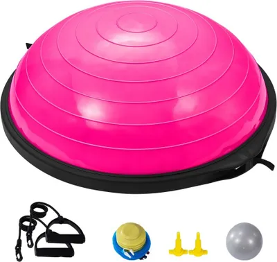 Produktbild von Fitnessball 66 cm - Yogaball - Gymnastikball - Sportball - Rosa Balance Ball für Fitness und Rehabilitation