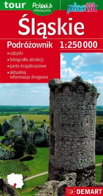 Obrázok produktu pre Schlesische Woiwodschaft 1:250.000. Laminierte Straßen- und Touristenkarte. Demart