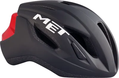 Produktbild von MET Fahrradhelm Strale , schwarz rot, S