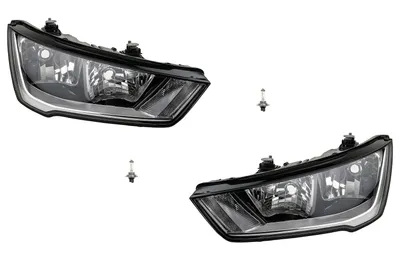 Zdjęcie produktu dla Johns, Reflektory halogenowe pasujące do Audi A1 8X H15 z H7 Zestaw LR 15- z kierunkowskazami LWR 8XA941003 8XA941004