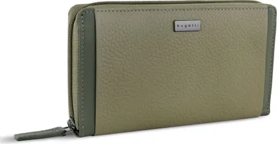 Produktbild von bugatti Geldbörse Ladies Long Zip Wallet Green khaki