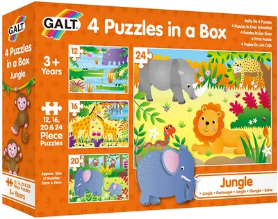 Imagen del producto de Galt Toys 1005071, 12 piezas, Animales, 3 años