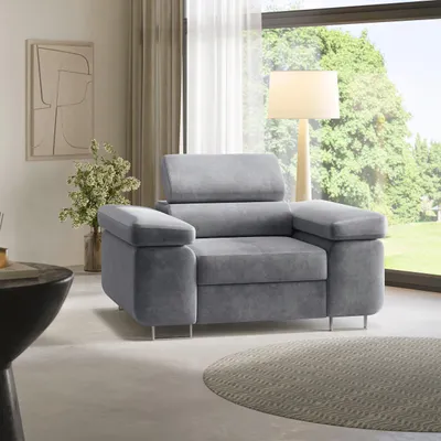 Produktbild von Masseno Polstersessel CALVO M, Loungesessel ergonomisch,  Grau